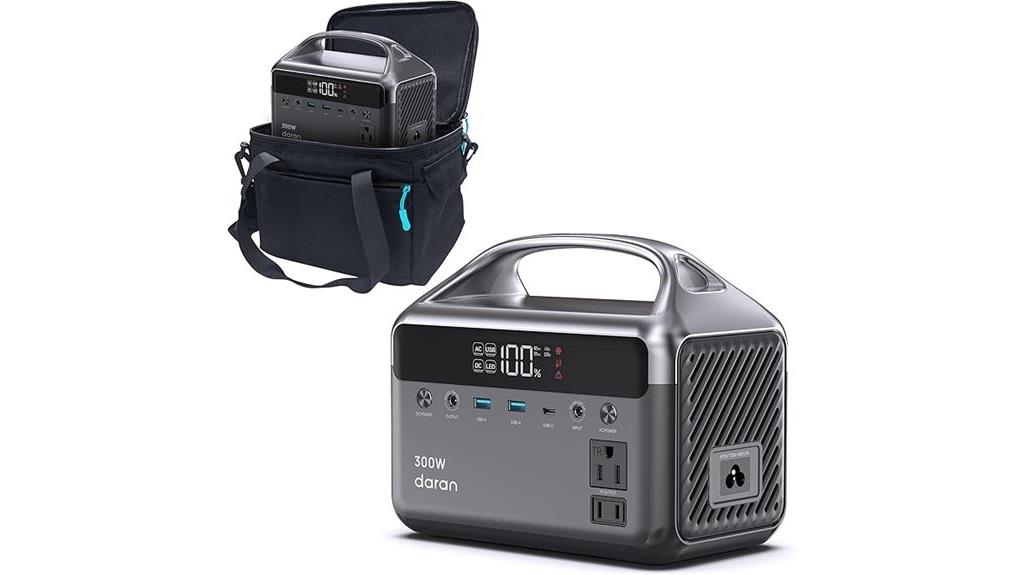 300w portable solar generator