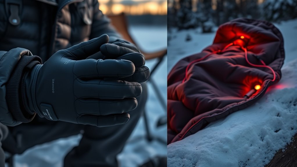 battery powered winter camping gear