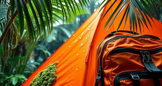 camping gear in humidity