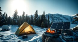 camping in 24 hour daylight