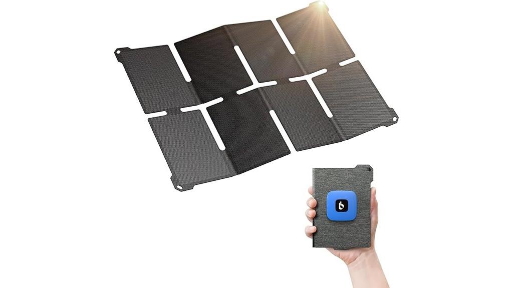 compact 25w solar charger