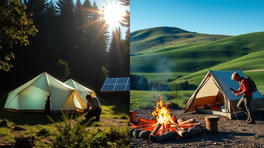 eco friendly camping technology