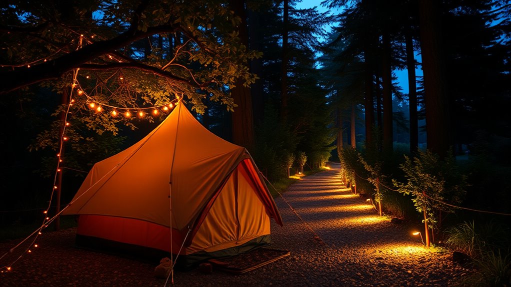 eco friendly campsite lighting options