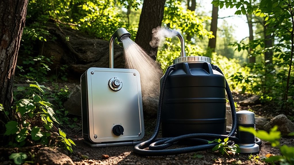 eco friendly smart shower features