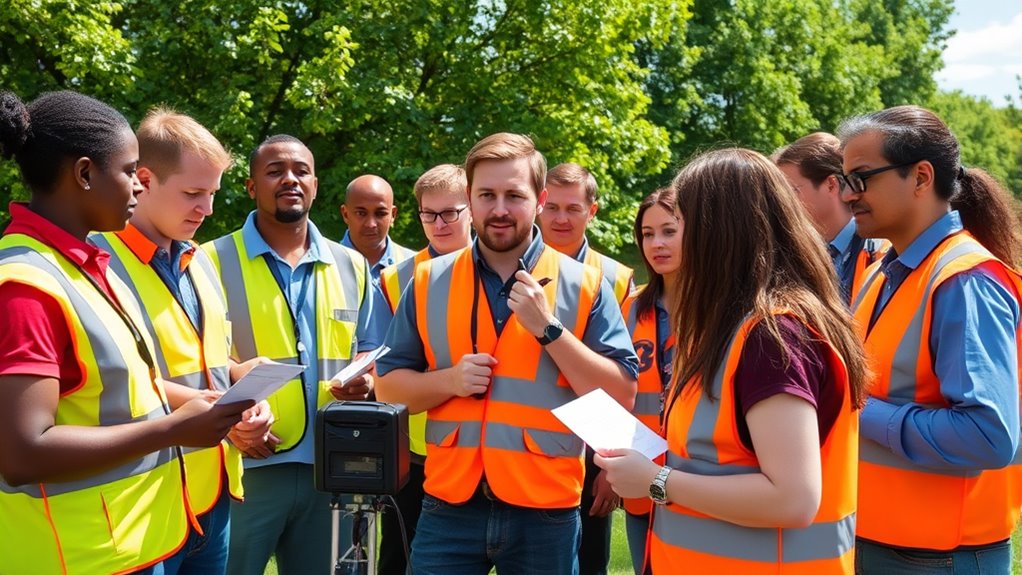 emergency contact communication practice