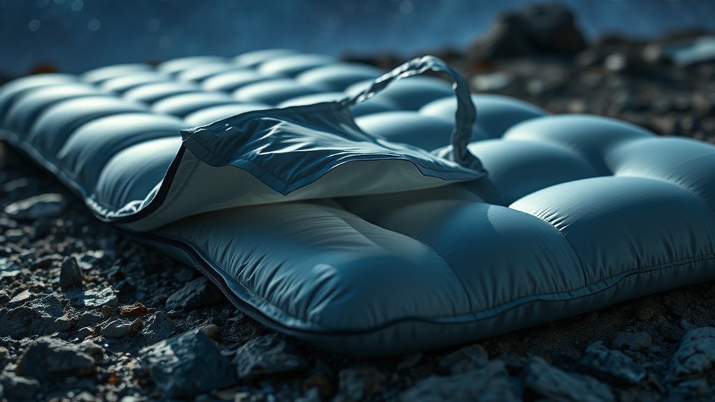 foam expansion inflates pad