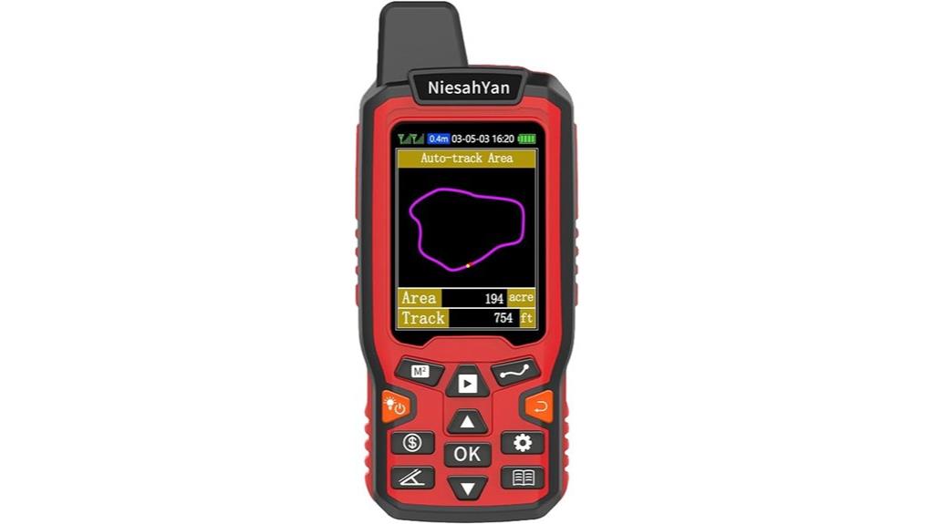 handheld surveying gps device