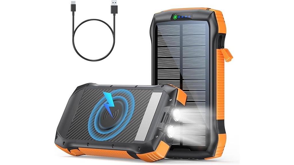 high capacity solar power bank