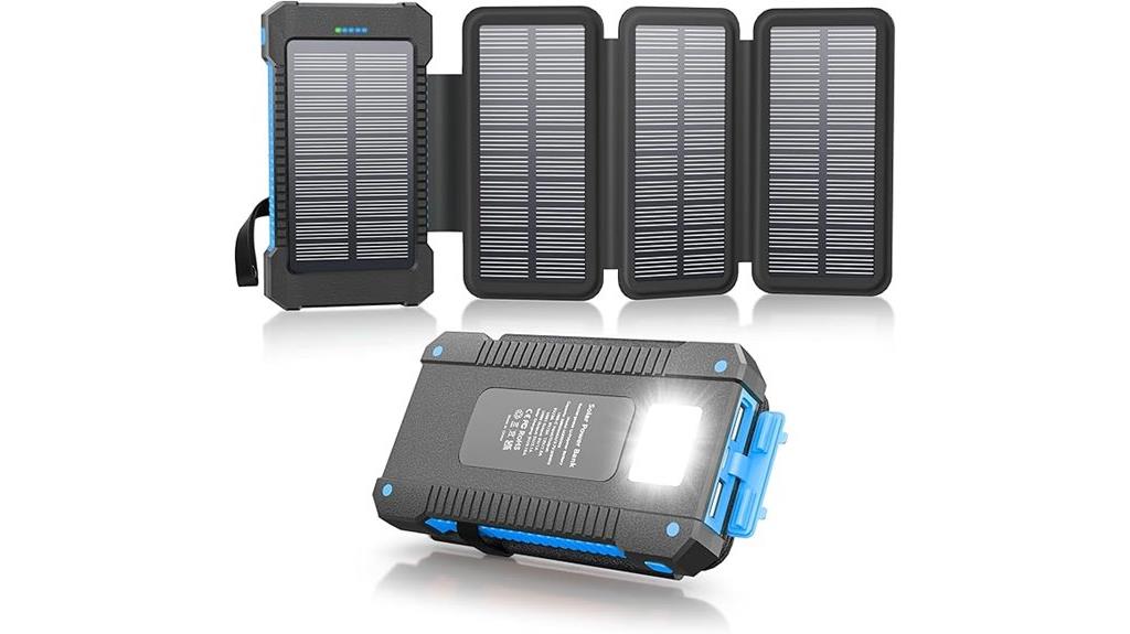 high capacity solar power bank