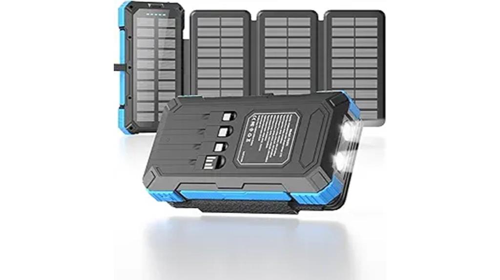 high capacity solar power bank