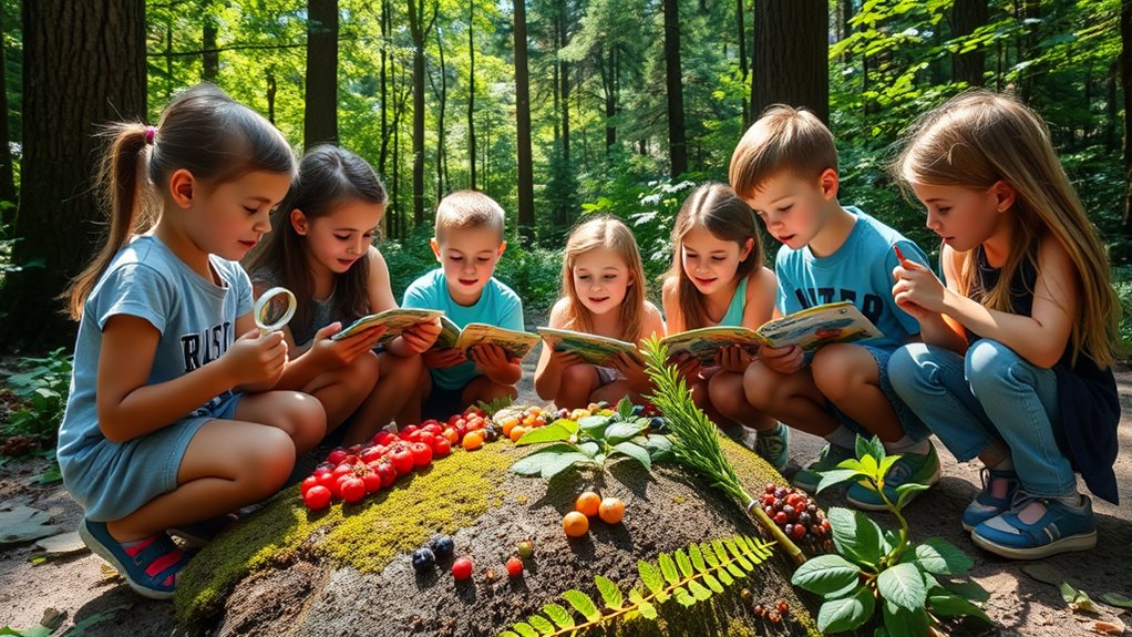 identify edible versus toxic plants