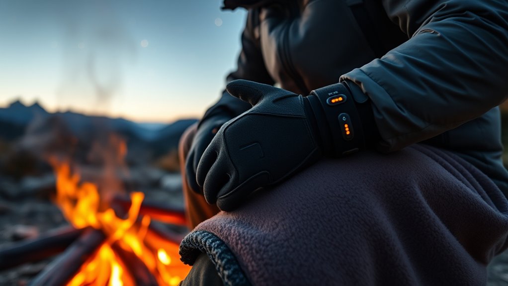 key features for heated camping