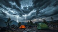 lightning safety camping tips