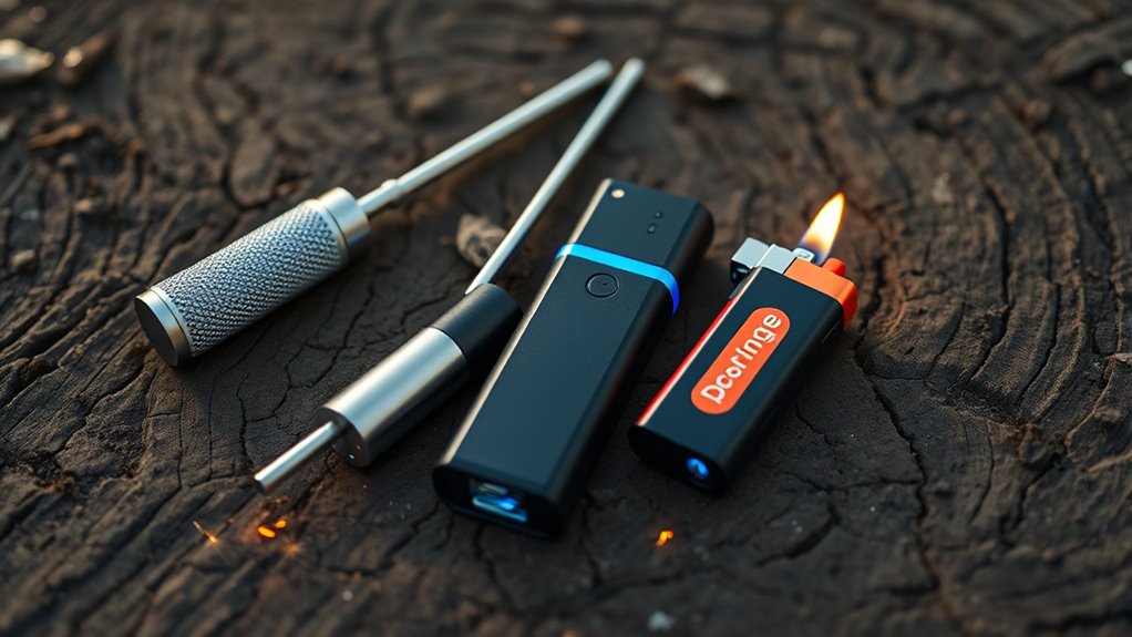 lightweight portable fire starters