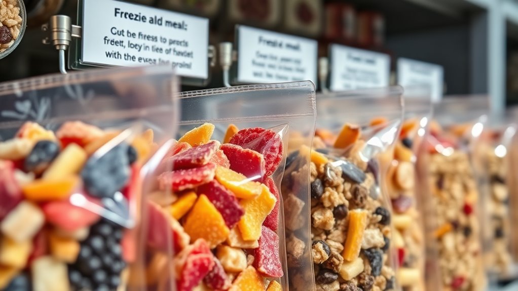 longevity of freeze dried meals