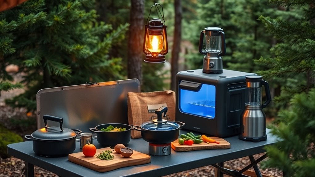 outdoor cooking tech comforts