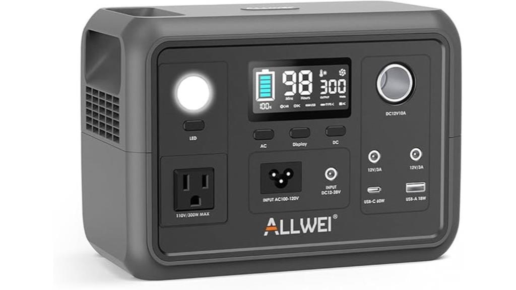 portable 256wh solar generator