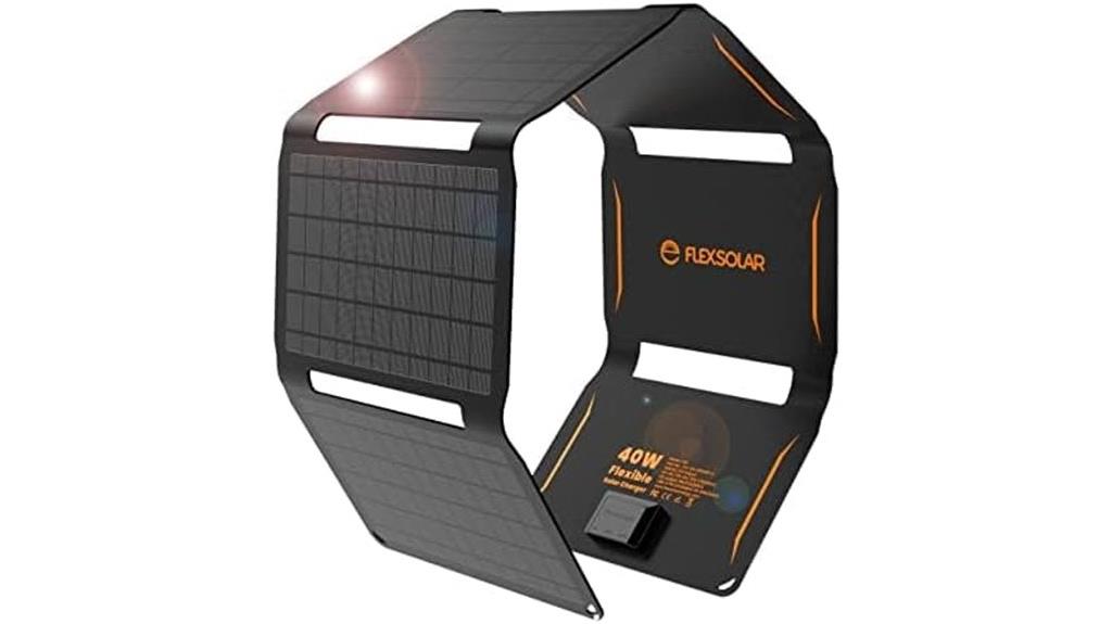 portable 40w foldable solar panel