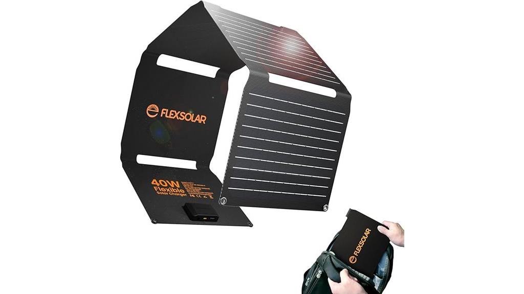 portable 40w solar charger
