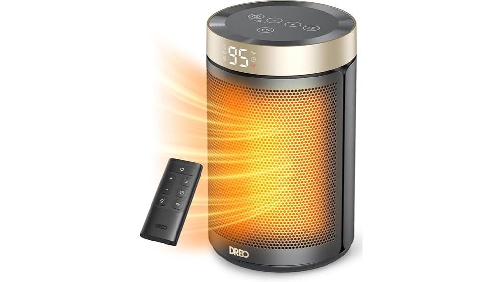 portable electric heater with thermostat