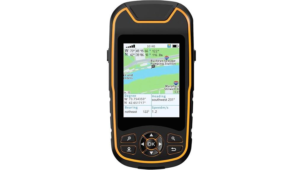 portable hiking gps device