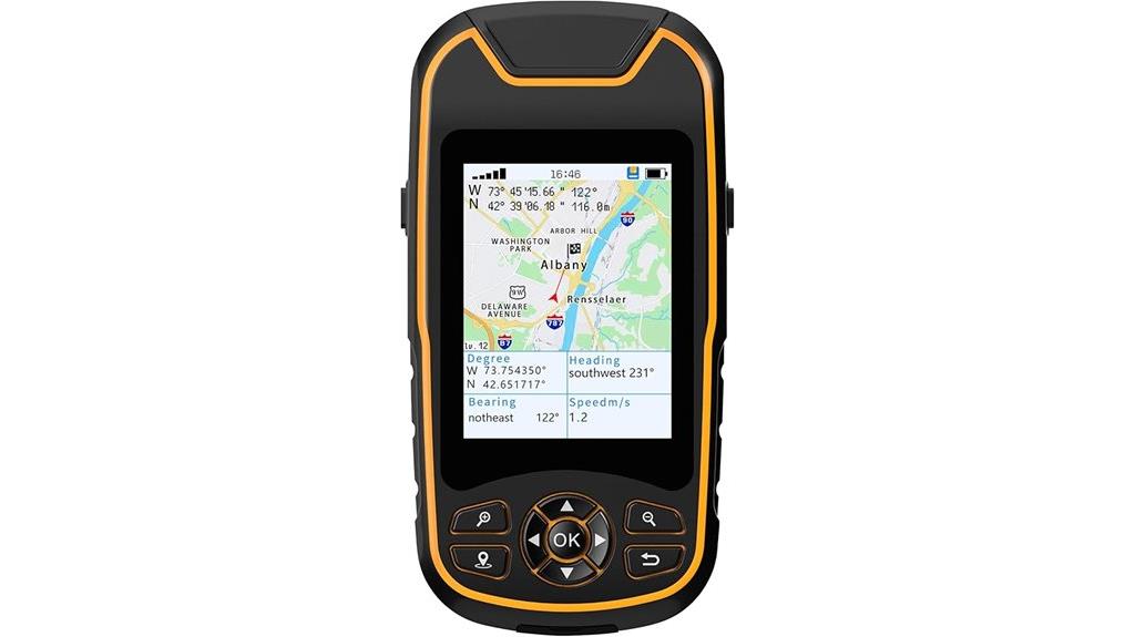 portable hiking gps device