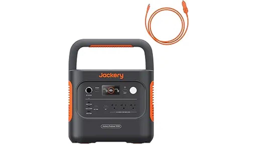 portable jackery explorer 2000