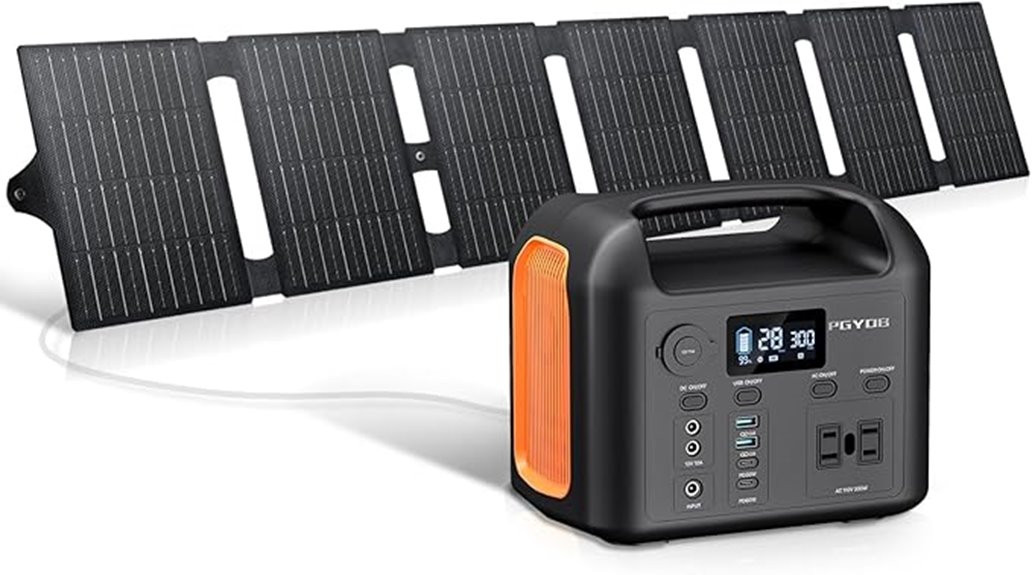 portable solar power station