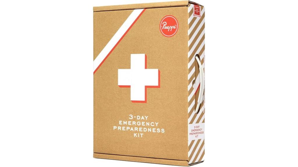 portable three day emergency kit