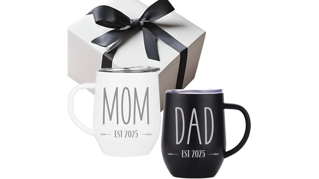 pregnancy gift coffee tumblers
