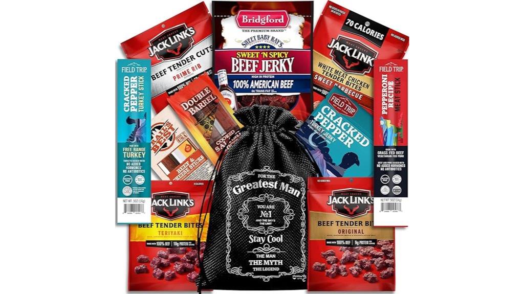 premium beef jerky baskets