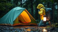 rainproof camping tech gear