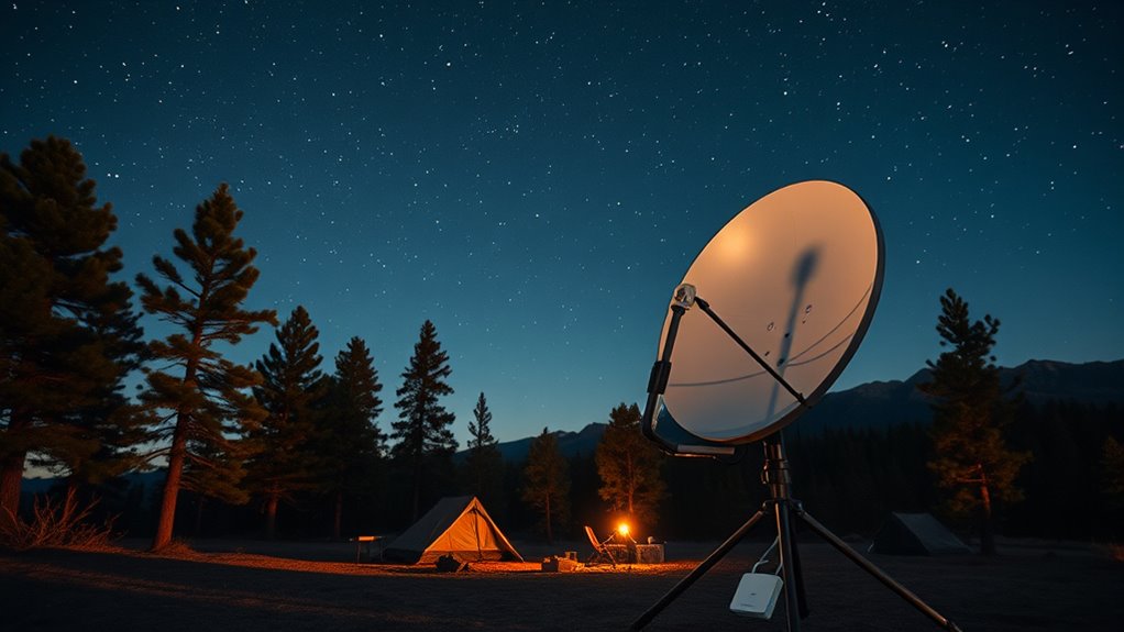 satellite internet enhances camping experiences