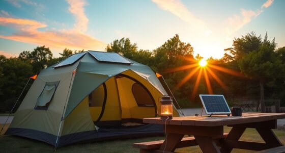 solar powered camping gear