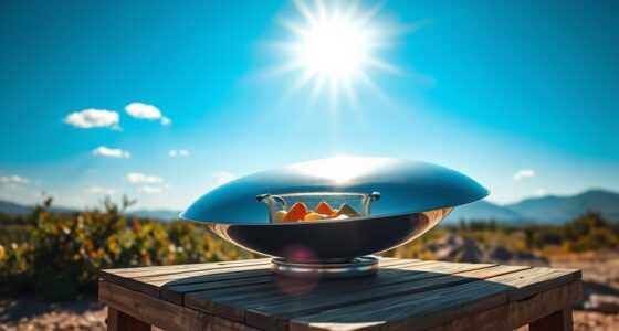 solar powered dinner preparation