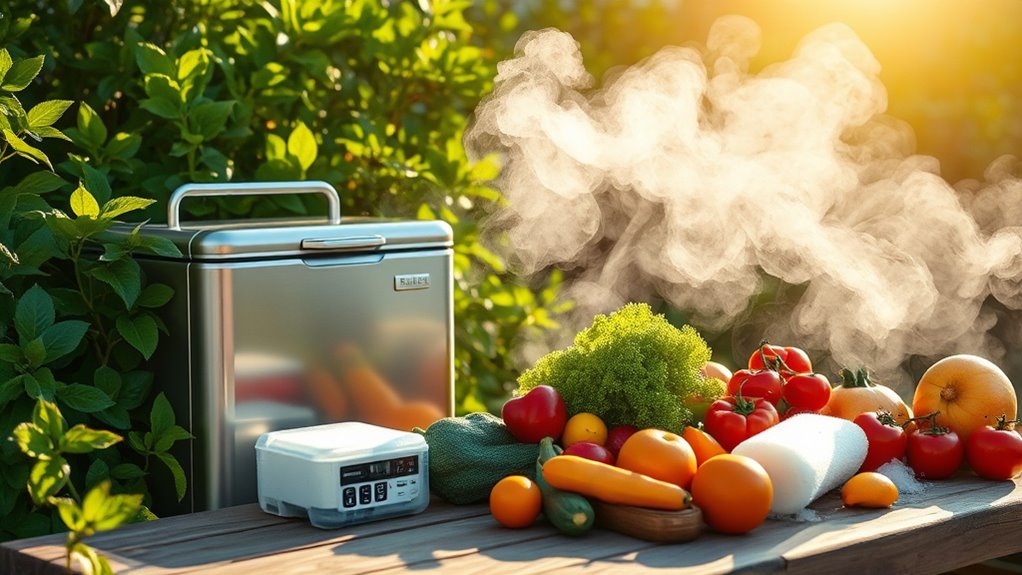 solar powered portable fridge efficiency