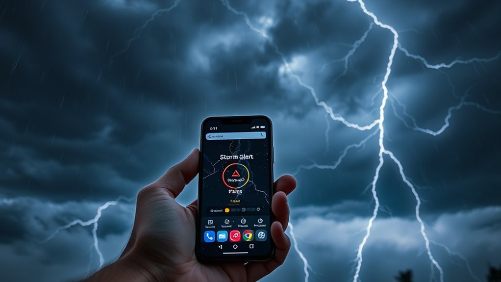 storm warning app features