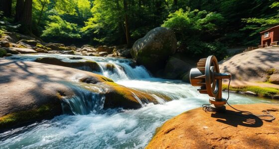 stream powered camp electricity