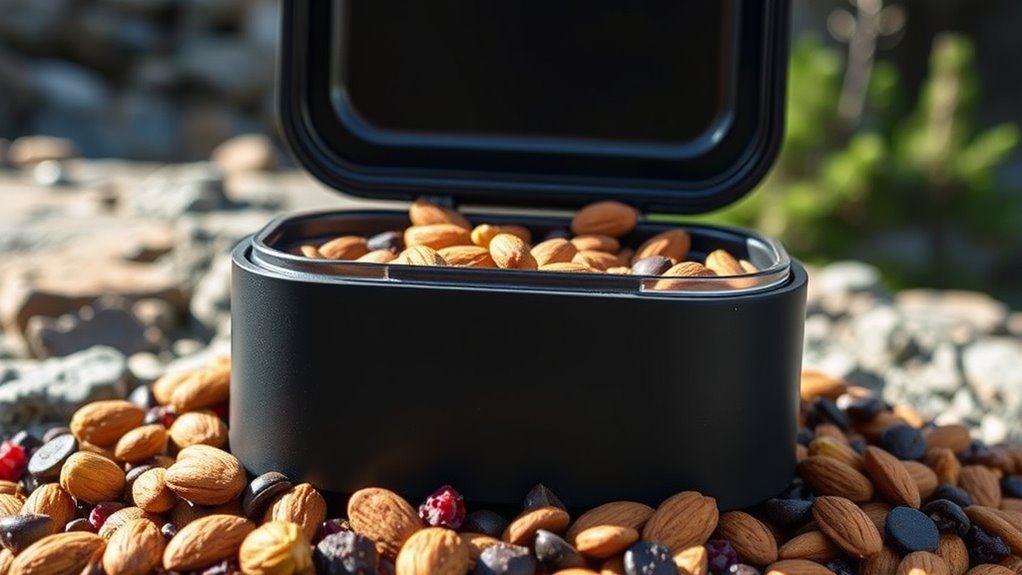 temperature controlled outdoor food storage