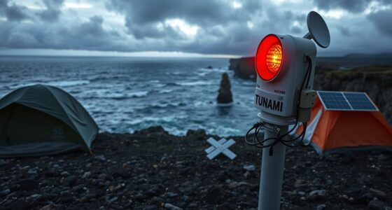 tsunami warning camping gadgets