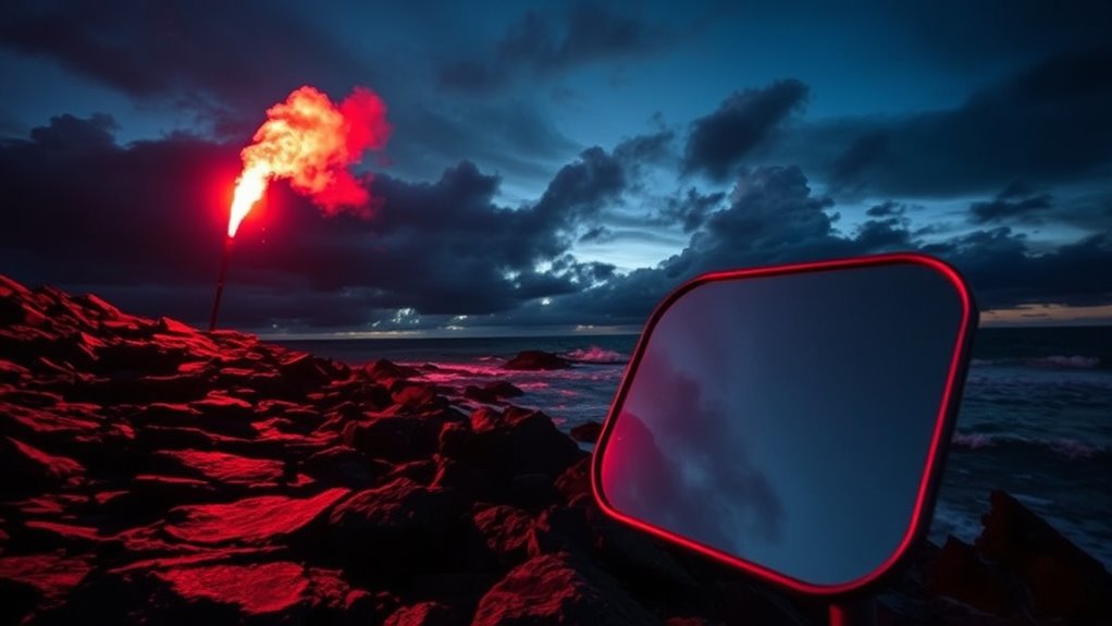 use flares for emergency