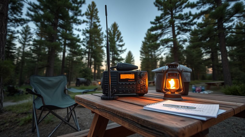 wilderness ham radio setup
