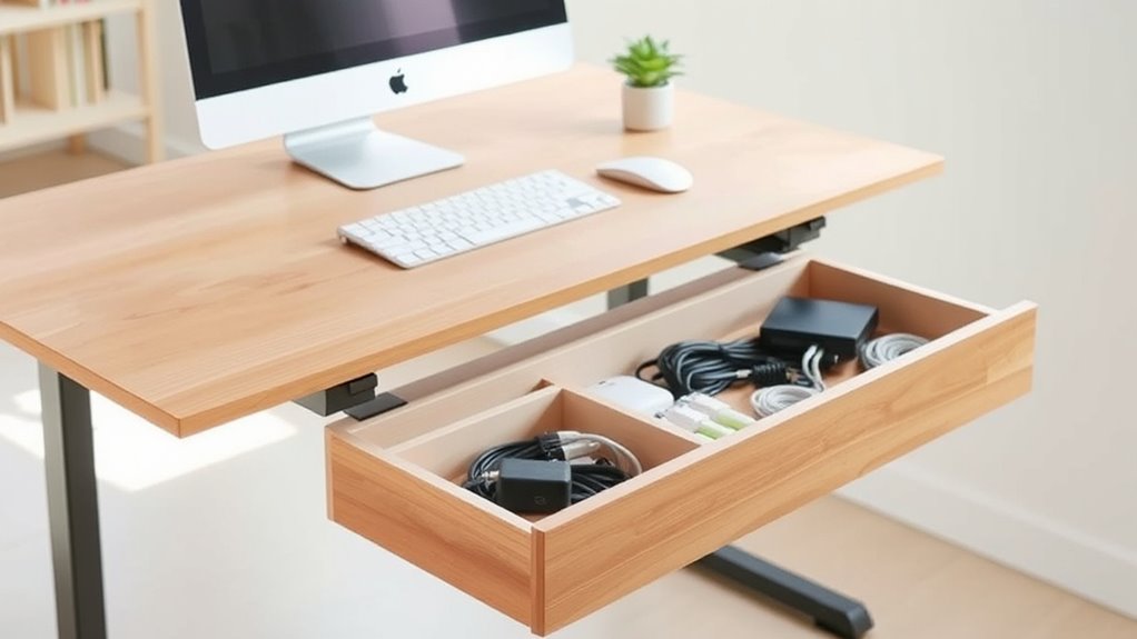 adjustable organized quiet operation