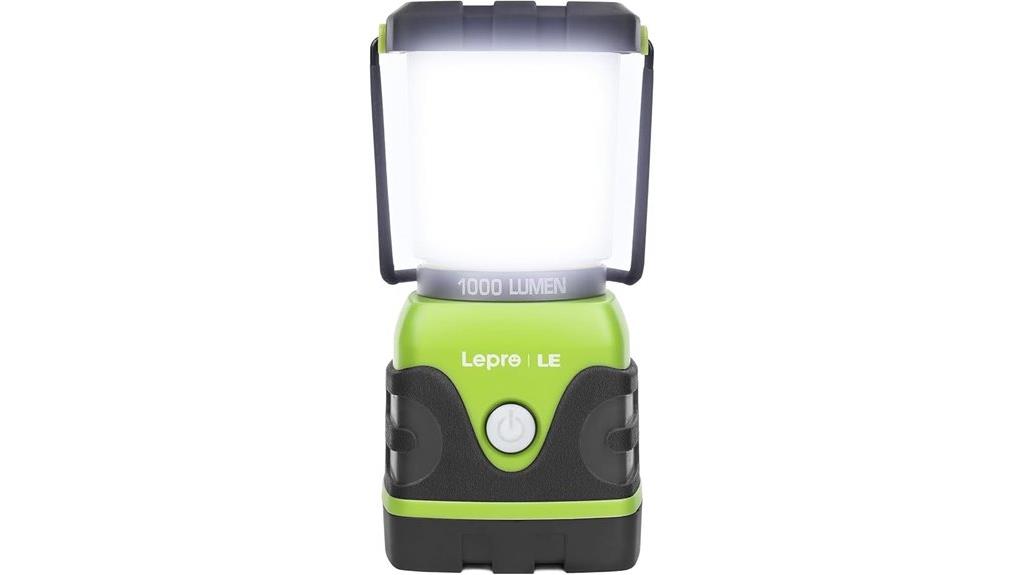 bright portable camping lantern