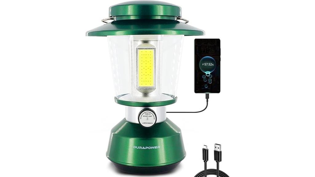 bright rechargeable camping lantern