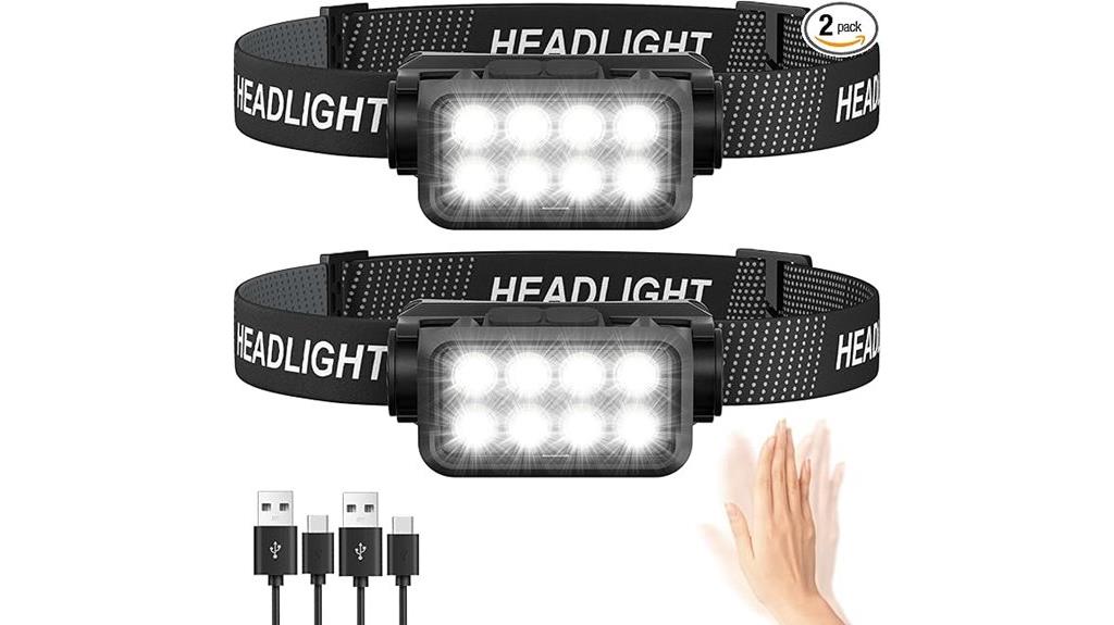 dual rechargeable headlamps