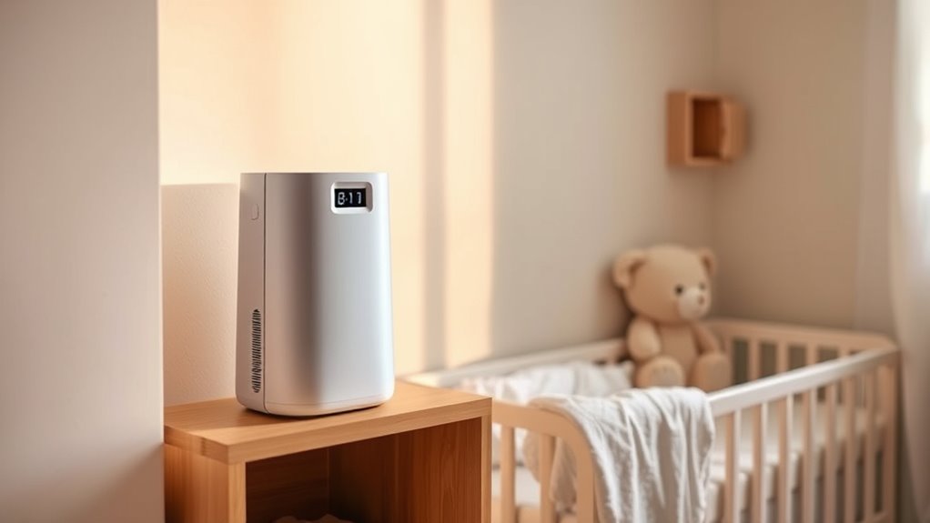 effective quiet nursery air purifier