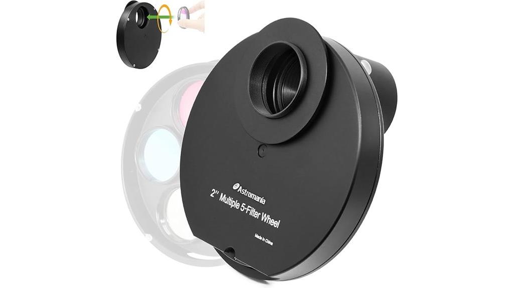 five position filter wheel