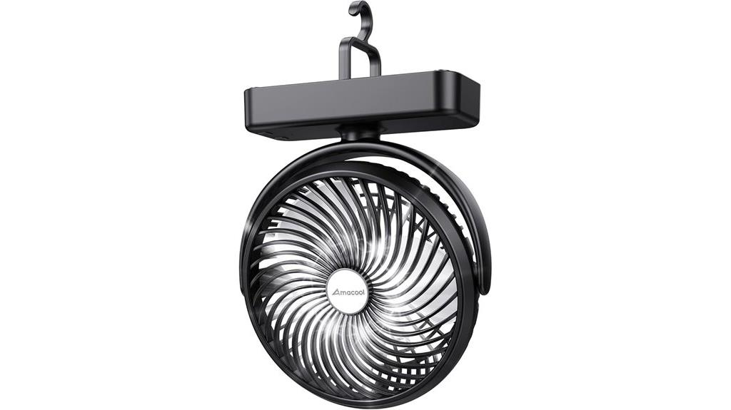 high capacity camping fan