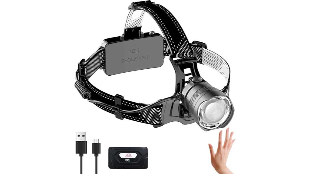high intensity waterproof headlamp